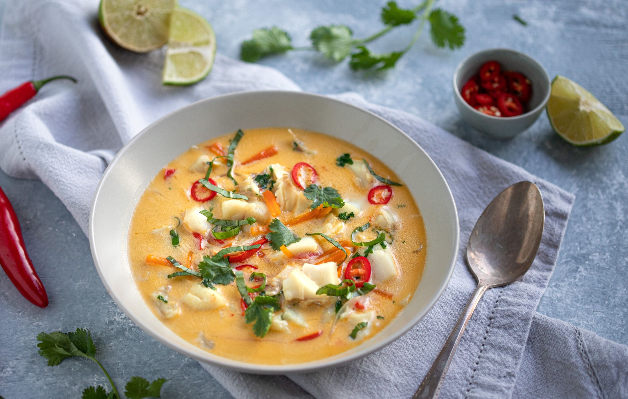 Seafood Coconut Soup