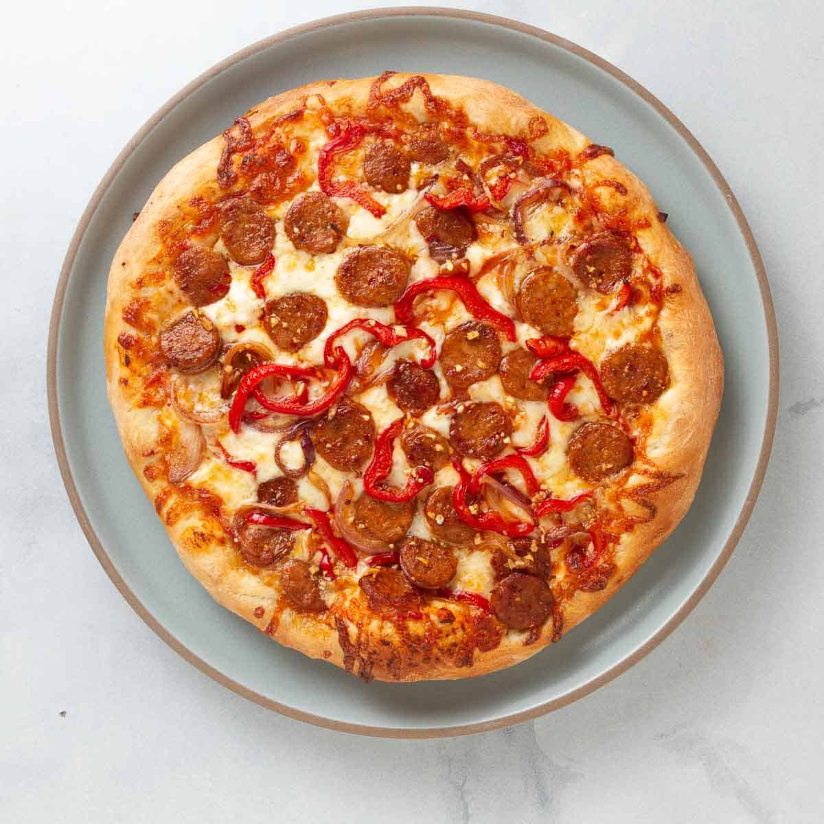 Sausage Lover Chicken Pizza