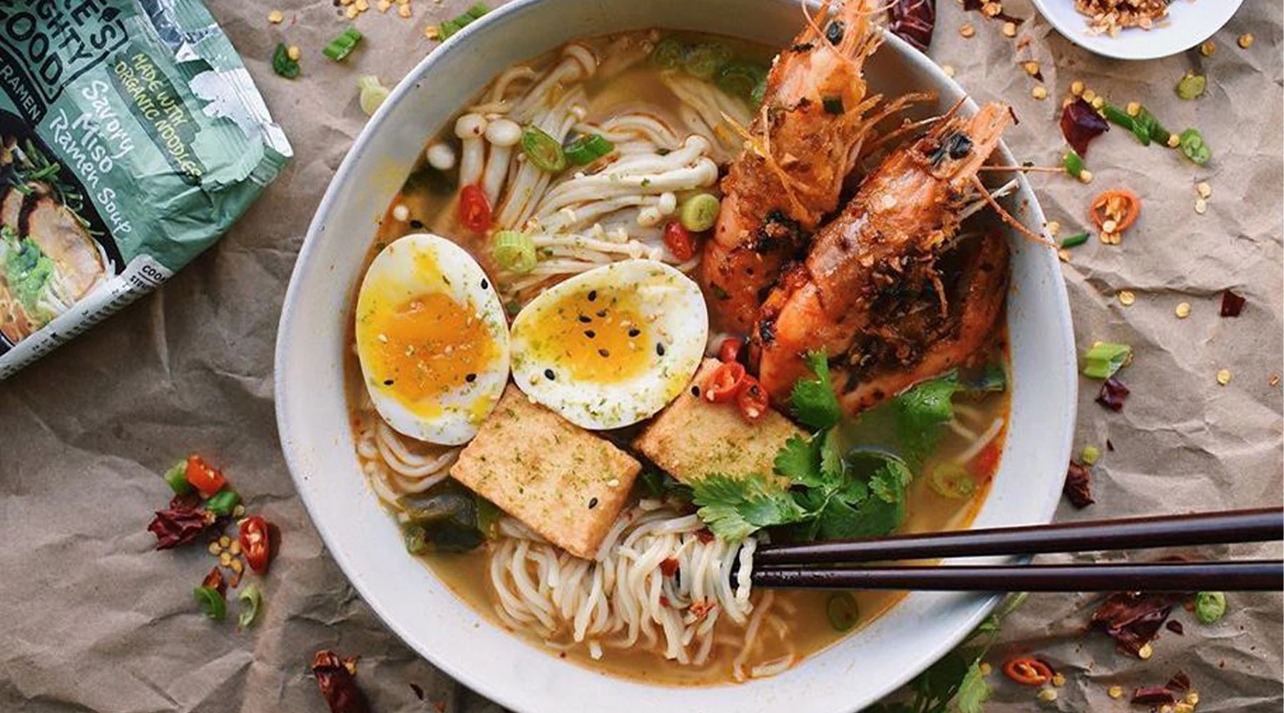 Sea-Food Ramen Soup
