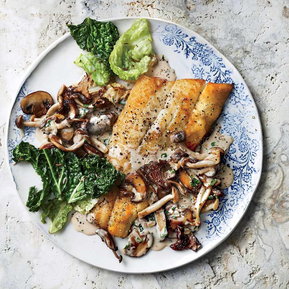 Fish With Garlic Mushroom