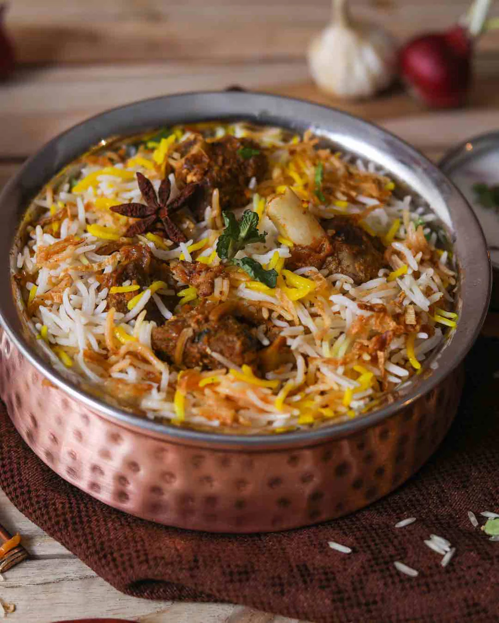 Achari Beef Biriyani